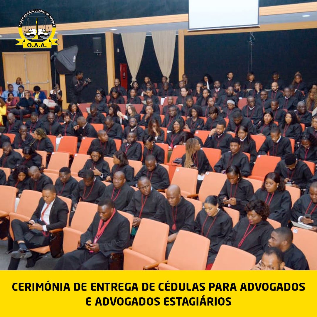 Cerimónia de Entrega de Cédulas para Advogados e Advogados Estagiários
